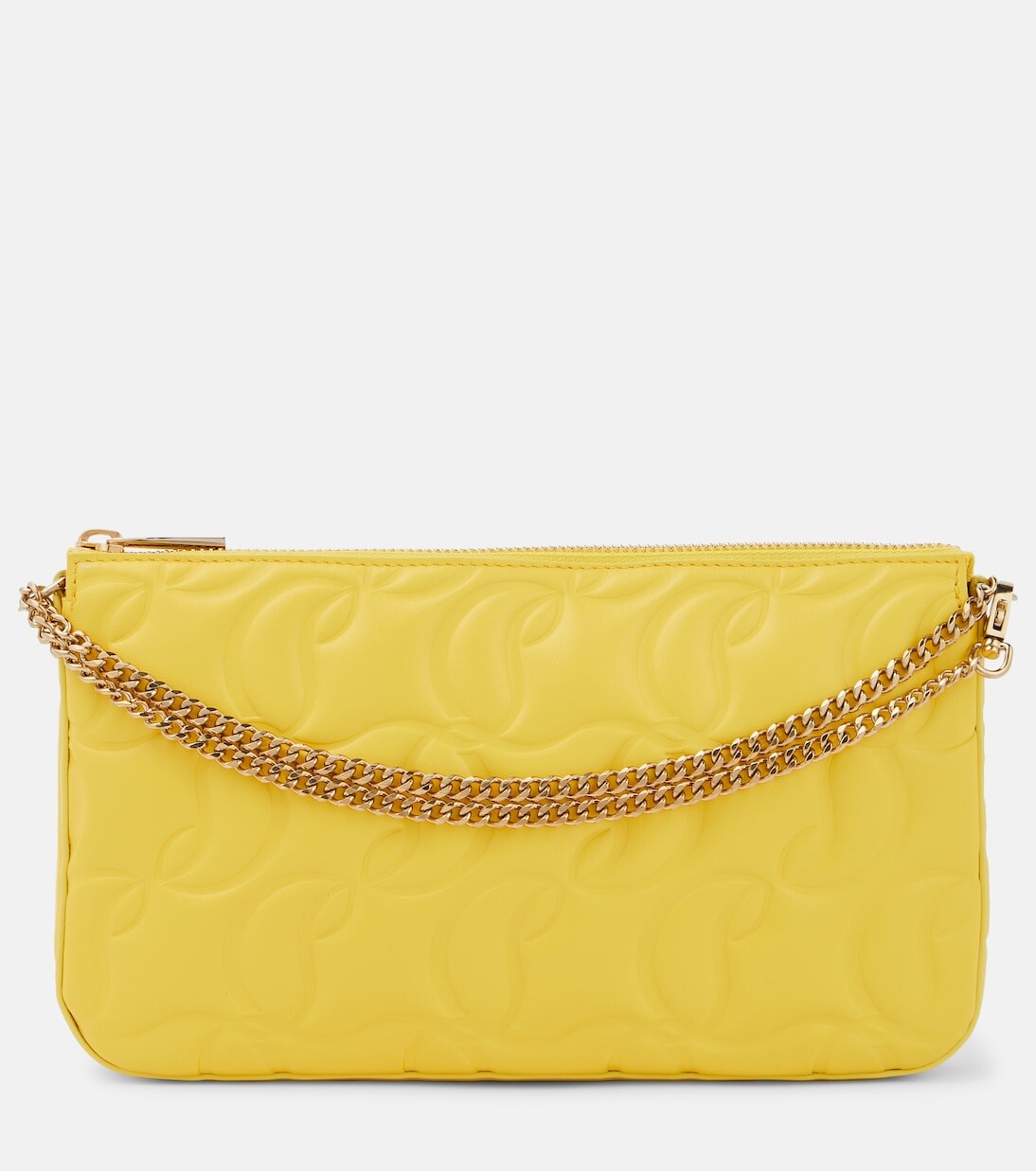 Кожаная сумка через плечо loubila Christian Louboutin, желтый
Кожаная сумка через плечо loubila Christian Louboutin, желтый
