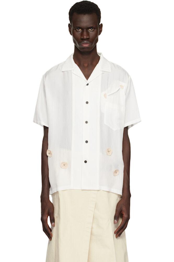 Белая твиловая рубашка Toga Virilis
Белая твиловая рубашка Toga Virilis