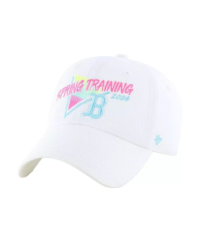 Мужская белая бейсболка Boston Red Sox 2024 Spring Training Vapor Wave Clean Up Adjustable '47 Brand
Мужская белая бейсболка Boston Red Sox 2024 Spring Training Vapor Wave Clean Up Adjustable '47 Brand