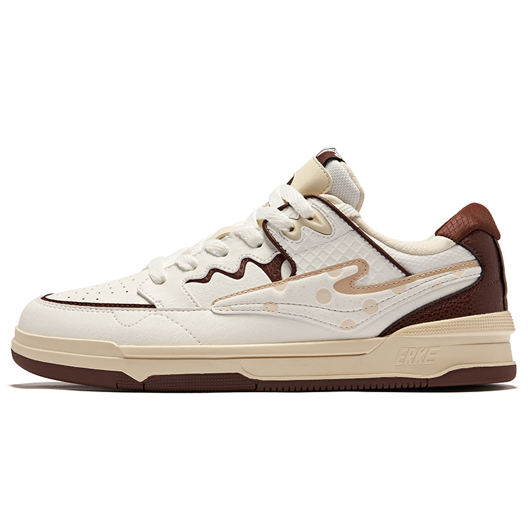 Erke Износостойкие и легкие низкие кроссовки для скейтбординга Wushuang, мужские, белые, коричневые
Erke Износостойкие и легкие низкие кроссовки для скейтбординга Wushuang, мужские, белые, коричневые