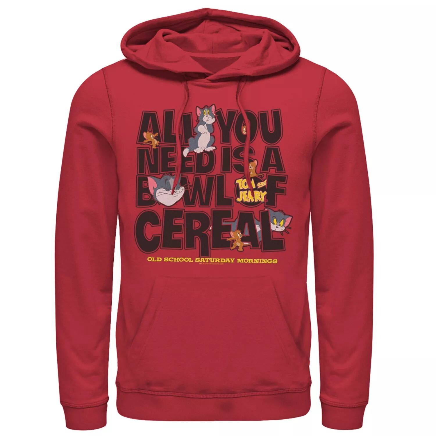 Мужская толстовка с капюшоном Tom And Jerry All You Need Is Bowl Of Cereal Licensed Character
Мужская толстовка с капюшоном Tom And Jerry All You Need Is Bowl Of Cereal Licensed Character