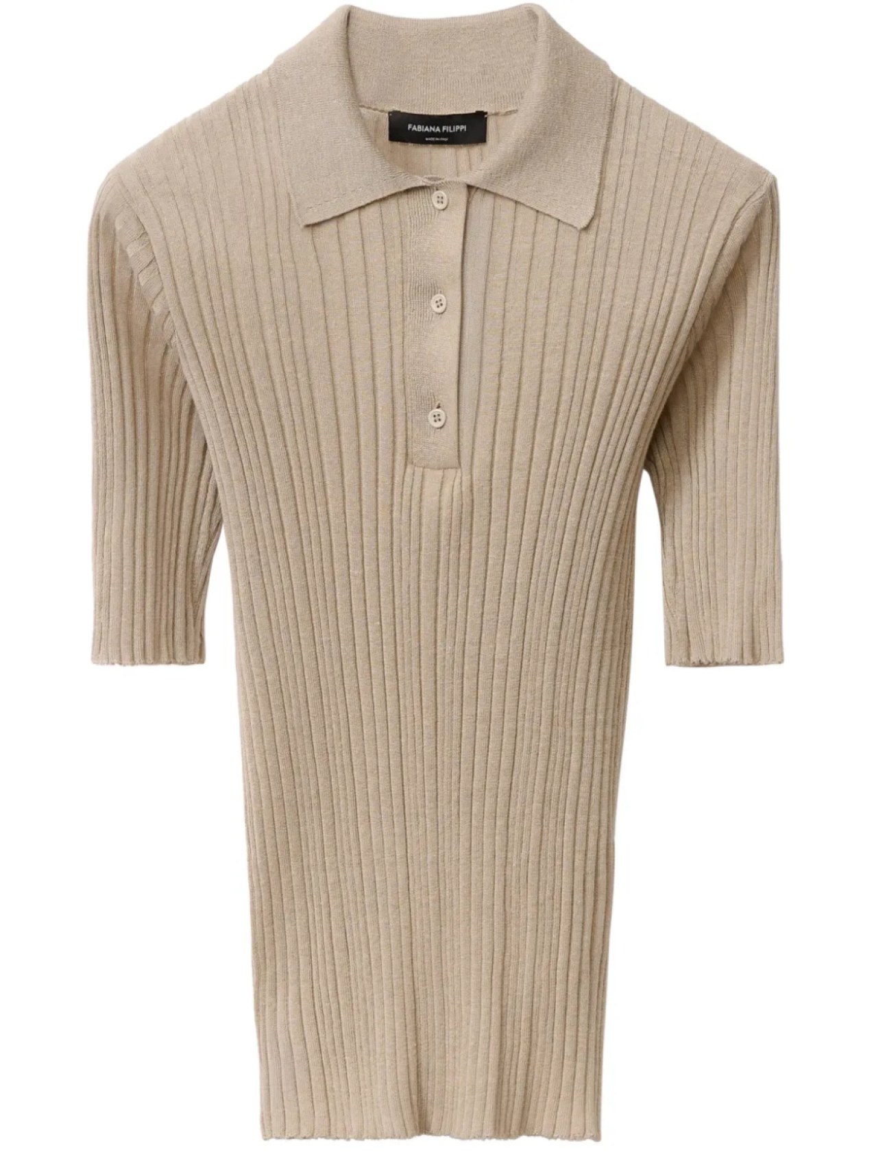 Fabiana Filippi рубашка поло в рубчик, коричневый
Fabiana Filippi рубашка поло в рубчик, коричневый