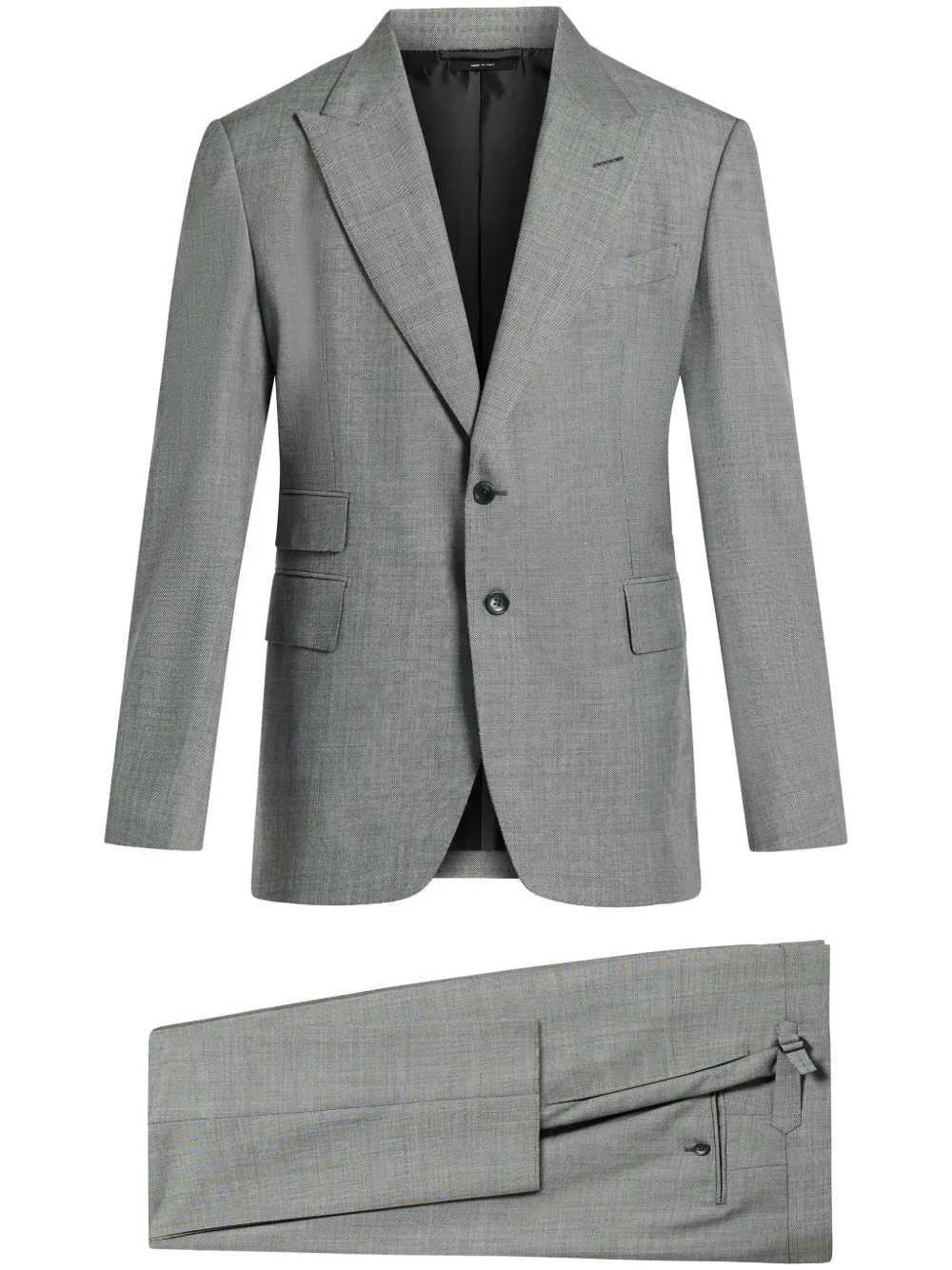 Костюм с однобортным пиджаком TOM FORD, серый
Костюм с однобортным пиджаком TOM FORD, серый