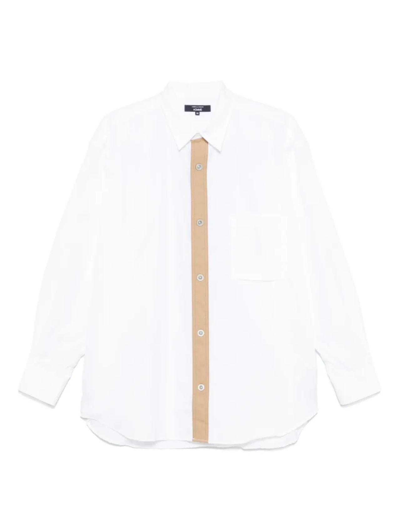 Рубашка с контрастной отделкой Comme des Garçons Homme, белый
Рубашка с контрастной отделкой Comme des Garçons Homme, белый