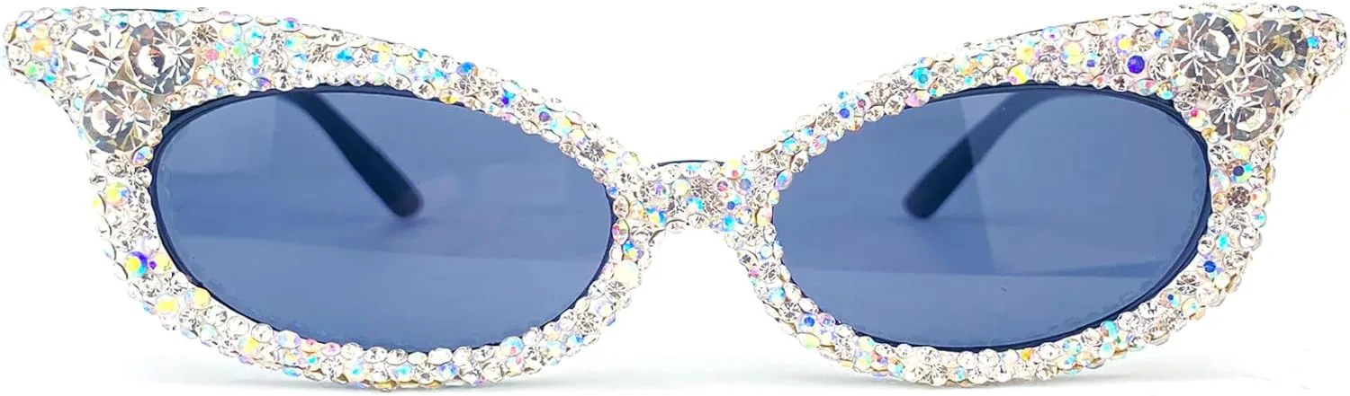 Женские солнцезащитные очки «кошачий глаз» с бриллиантами, милые и модные, с блестками и стразами, идеально подходят для фестивалей и вечеринок mincl, Gray
Женские солнцезащитные очки «кошачий глаз» с бриллиантами, милые и модные, с блестками и стразами, идеально подходят для фестивалей и вечеринок mincl, Gray