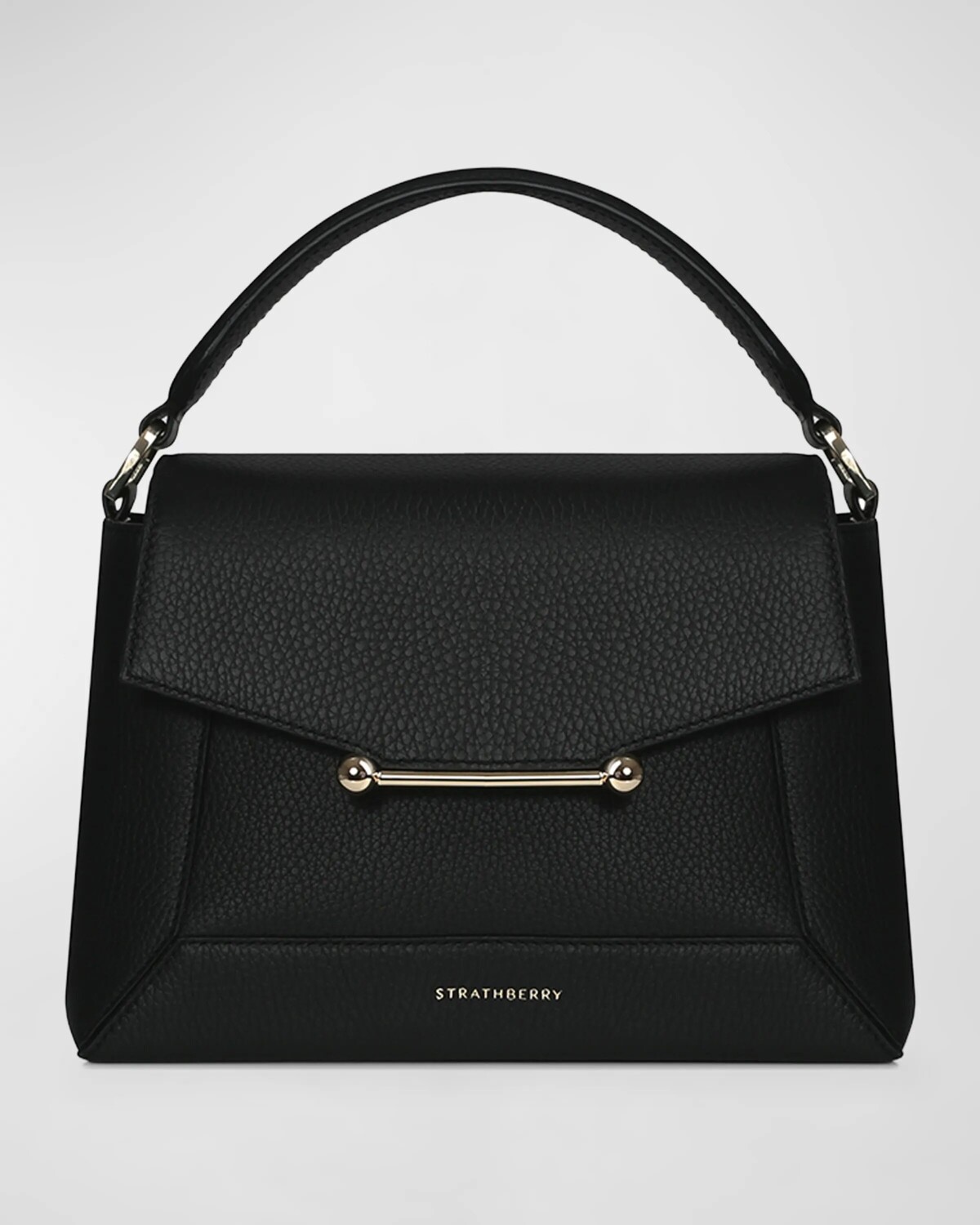 Кожаная сумка через плечо с клапаном Mosaic Strathberry, черный
Кожаная сумка через плечо с клапаном Mosaic Strathberry, черный