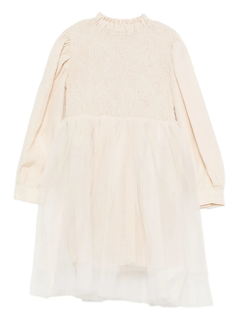 Серединное платье из тюля с декоративной сборкой Donsje, розовый