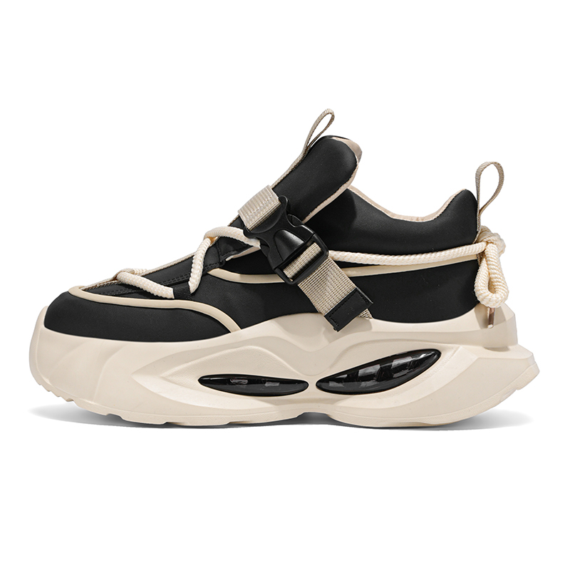 JANECO Низкие массивные кроссовки мужские черные бежевые, цвет Black Beige
JANECO Низкие массивные кроссовки мужские черные бежевые, цвет Black Beige