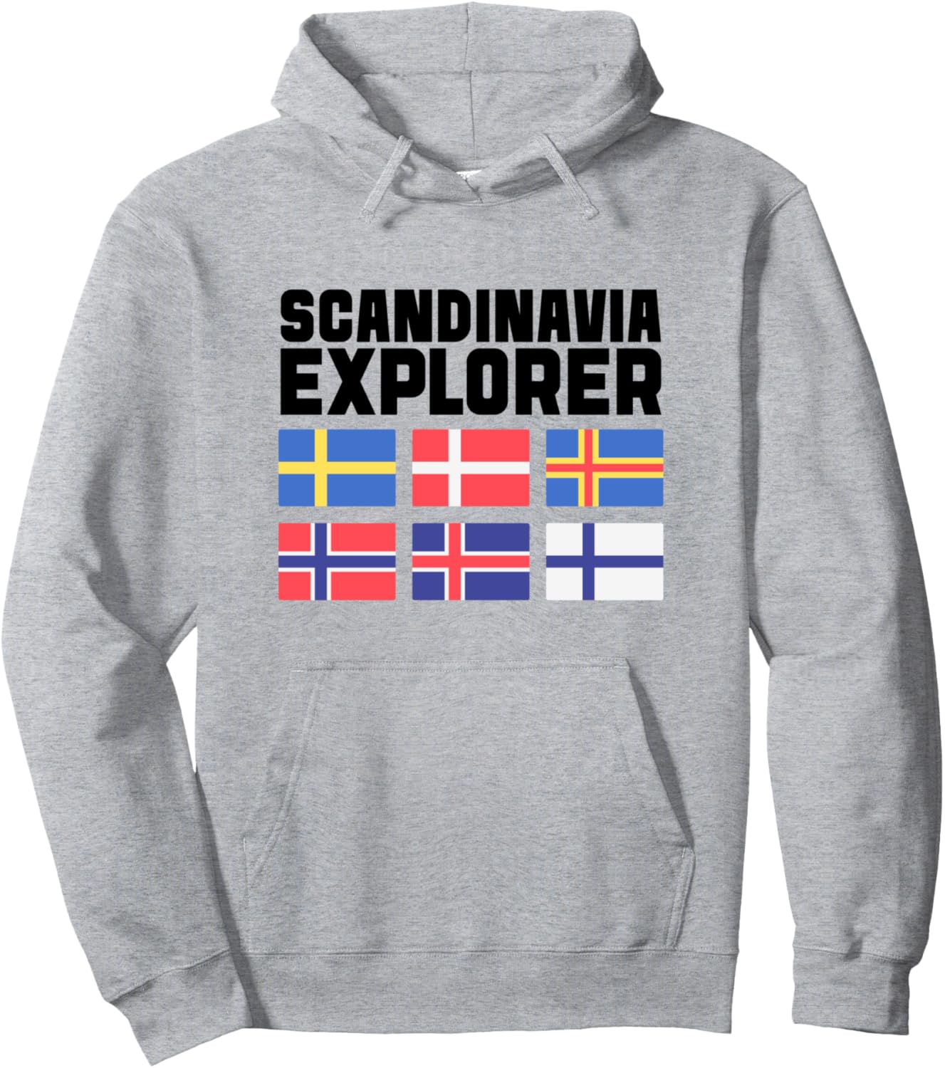Толстовка с изображением флага Скандинавии, Швеции, Норвегии и Исландии, серая 66 Latitude North
Толстовка с изображением флага Скандинавии, Швеции, Норвегии и Исландии, серая 66 Latitude North