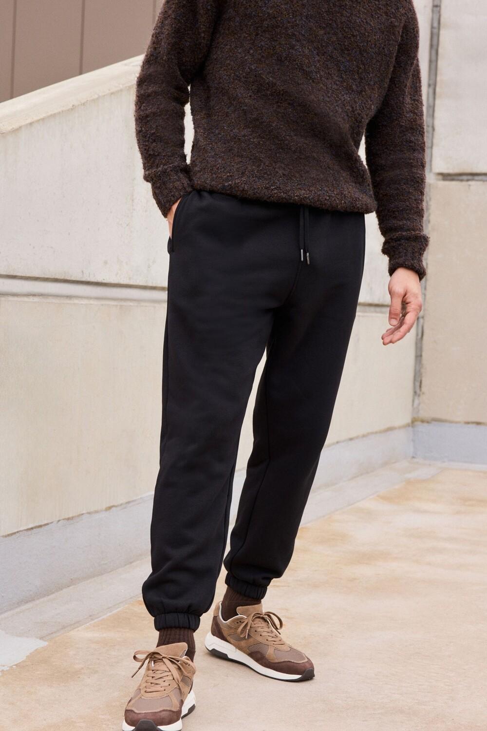 Спортивные брюки из джерси с высоким содержанием хлопка Next, черный
Спортивные брюки из джерси с высоким содержанием хлопка Next, черный