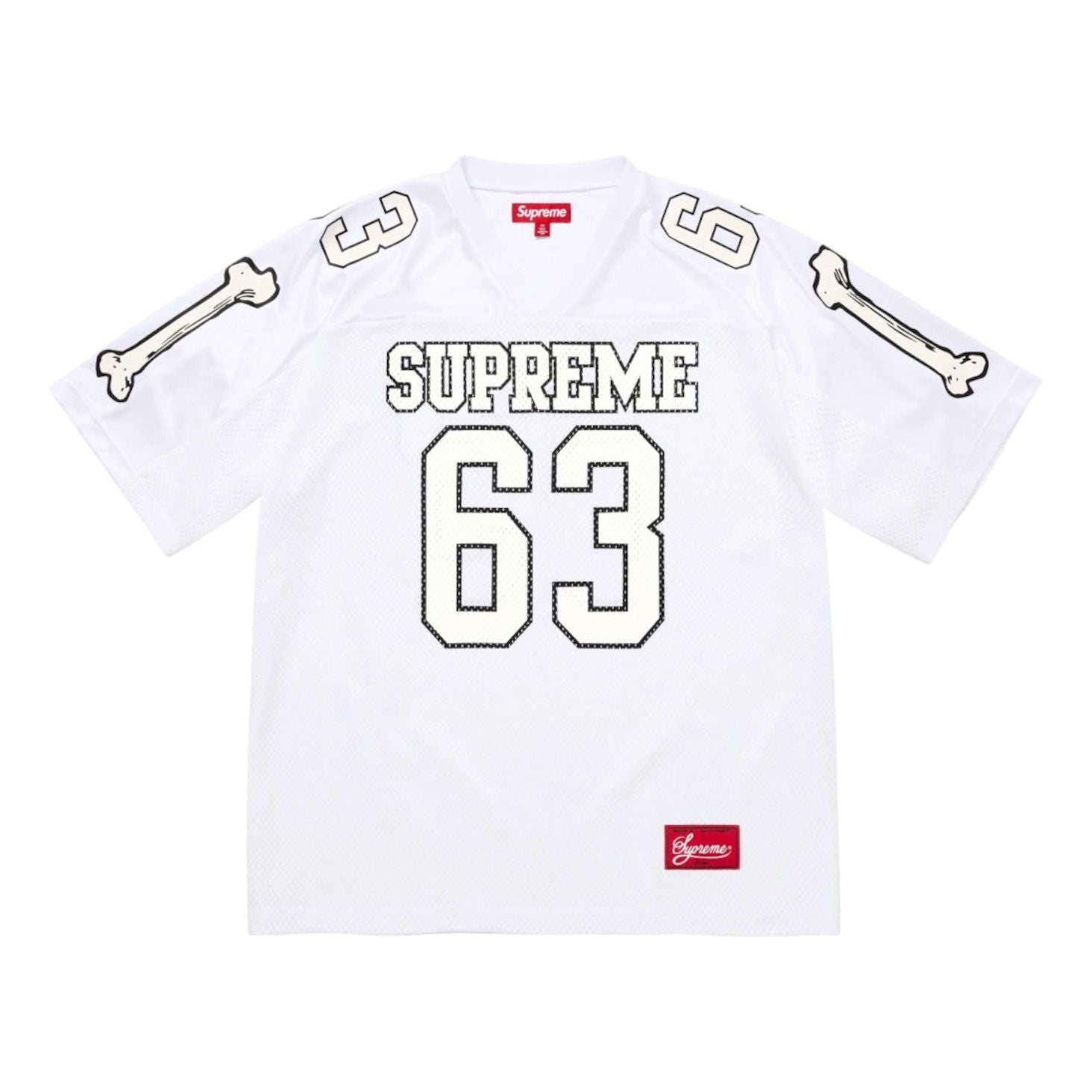 Футбольная майка Supreme Bones, белая
Футбольная майка Supreme Bones, белая