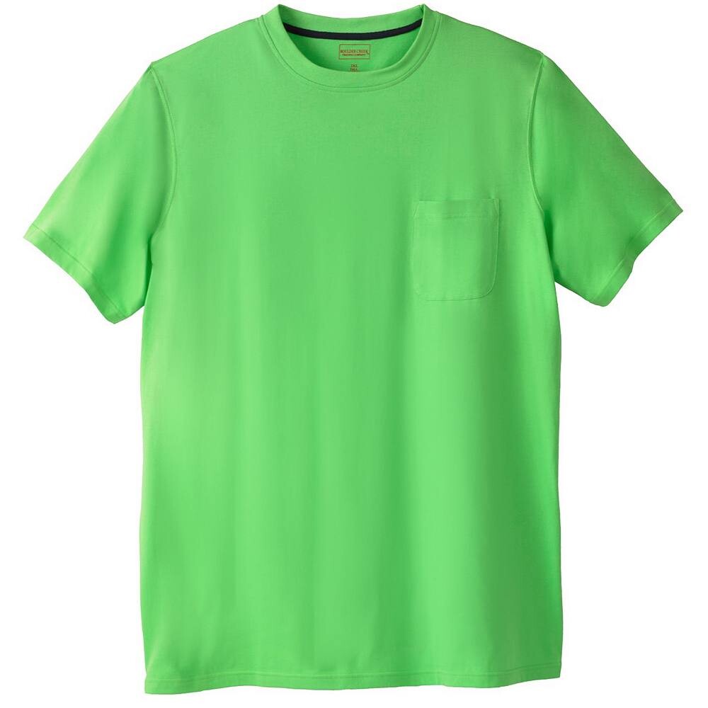 Мужская удлиненная футболка с круглым вырезом Boulder Creek By Kingsize для больших и высоких тяжеловесов с карманами, цвет Electric Green
Мужская удлиненная футболка с круглым вырезом Boulder Creek By Kingsize для больших и высоких тяжеловесов с карманами, цвет Electric Green