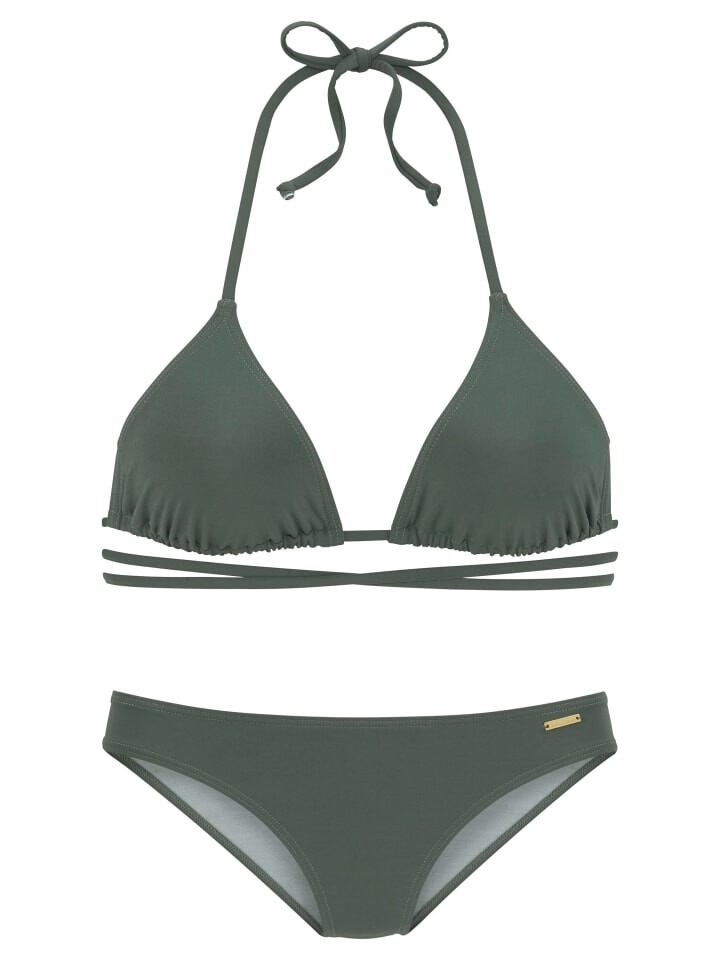 Комплект бикини Bruno Banani, оливковый
Комплект бикини Bruno Banani, оливковый