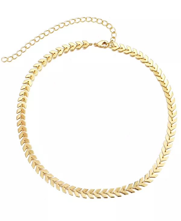 Позолоченное регулируемое колье-чокер с цепочкой «рыбий хвост» Adornia, gold
Позолоченное регулируемое колье-чокер с цепочкой «рыбий хвост» Adornia, gold