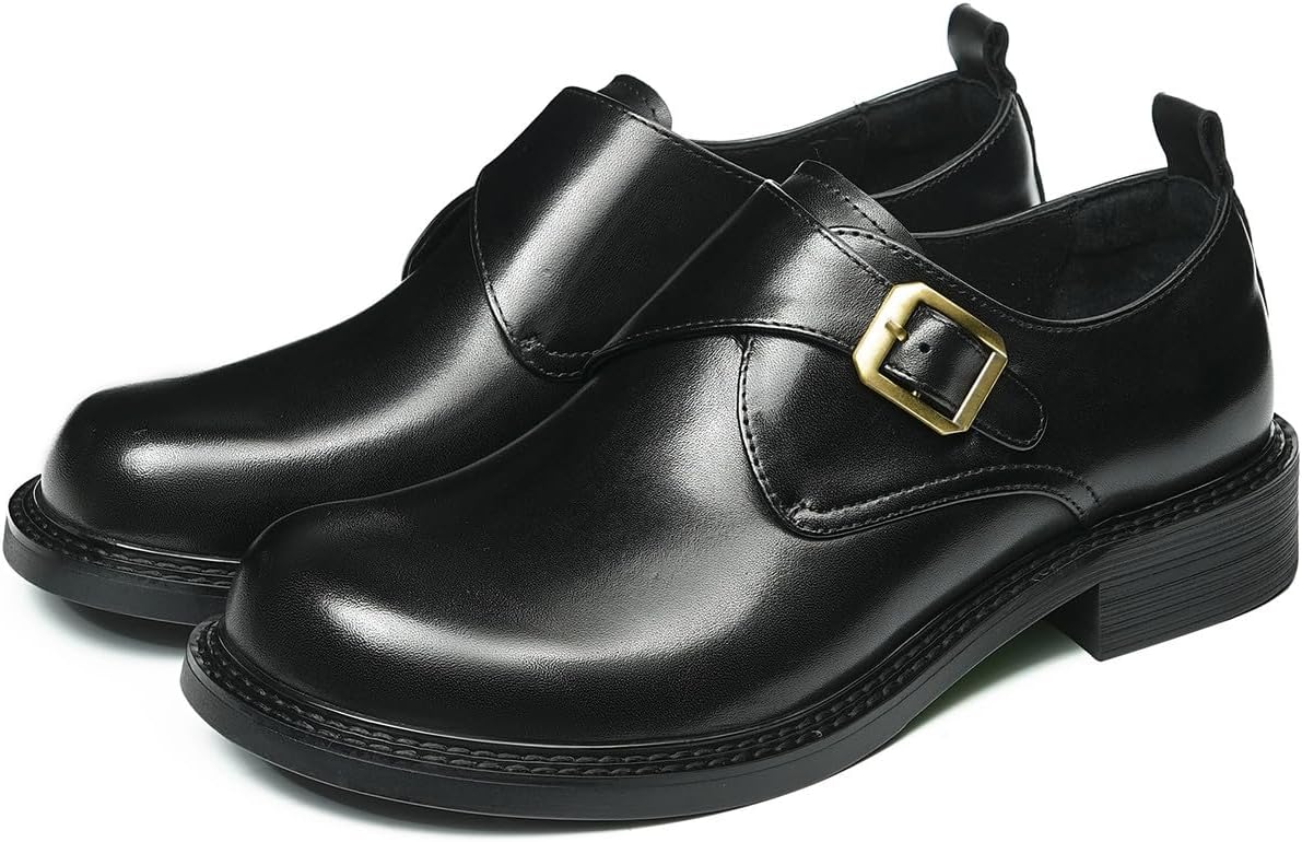 Мужские лоферы с монковой пряжкой Santimon - формальная обувь из натуральной кожи на каждый день и для праздников, на одинарной монковой застежке, для бизнеса, свадьбы, церкви и выпускного с мягкой стелькой, черный
Мужские лоферы с монковой пряжкой Santimon - формальная обувь из натуральной кожи на каждый день и для праздников, на одинарной монковой застежке, для бизнеса, свадьбы, церкви и выпускного с мягкой стелькой, черный