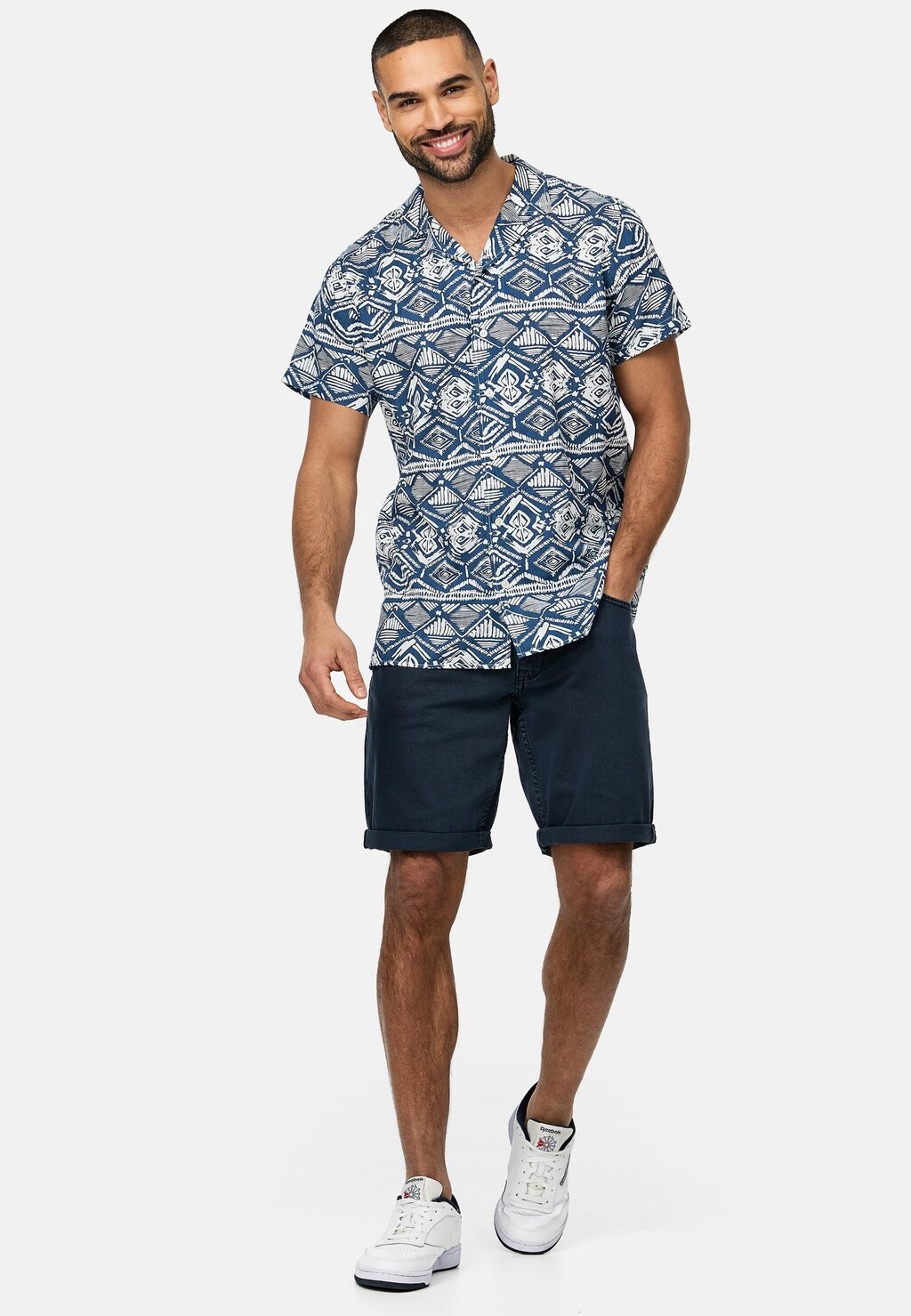 Рубашка INDICODE JEANS, темно-синий
Рубашка INDICODE JEANS, темно-синий