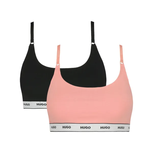 Комплект из двух бюстгальтеров в полоску с двумя бралеттами Hugo, черный
Комплект из двух бюстгальтеров в полоску с двумя бралеттами Hugo, черный