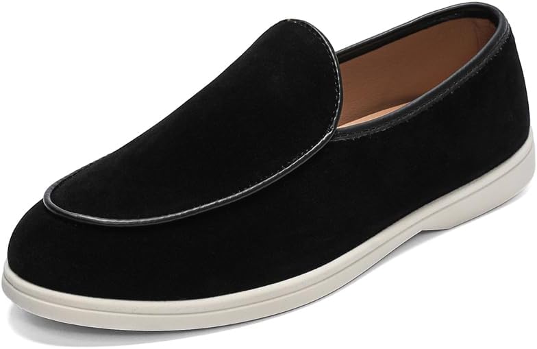 Мужские модные лоферы роскошных брендов весна британский стиль замшевые мужские повседневные туфли дышащие удобные слипоны для мужчин свадебные туфли Sfwarmart, черный
Мужские модные лоферы роскошных брендов весна британский стиль замшевые мужские повседневные туфли дышащие удобные слипоны для мужчин свадебные туфли Sfwarmart, черный