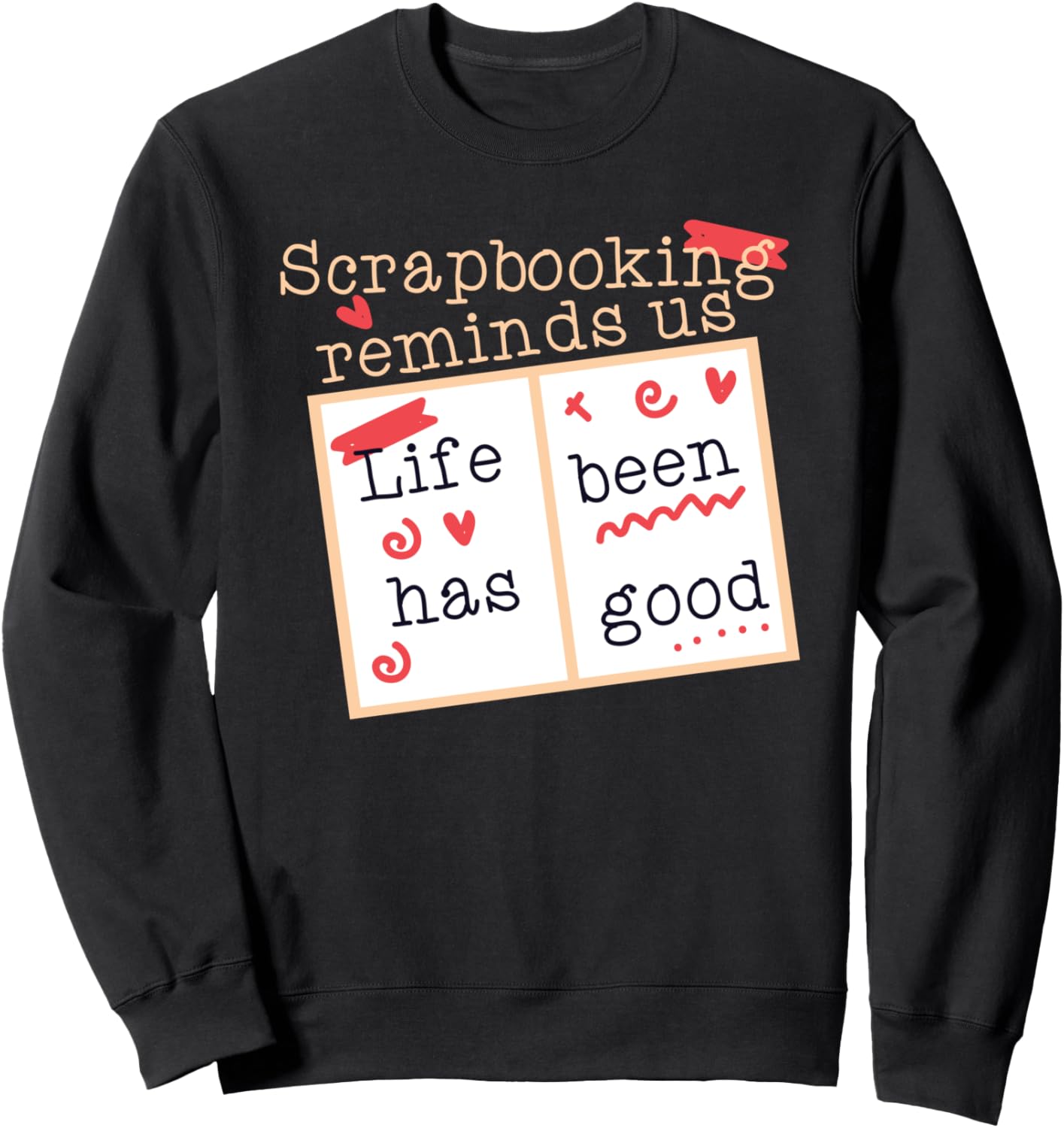 Мотивационные дизайны для скрапбукинга на толстовках для девочек Scrapbooking And Crafting Crafty Hobby Designs, черный
Мотивационные дизайны для скрапбукинга на толстовках для девочек Scrapbooking And Crafting Crafty Hobby Designs, черный