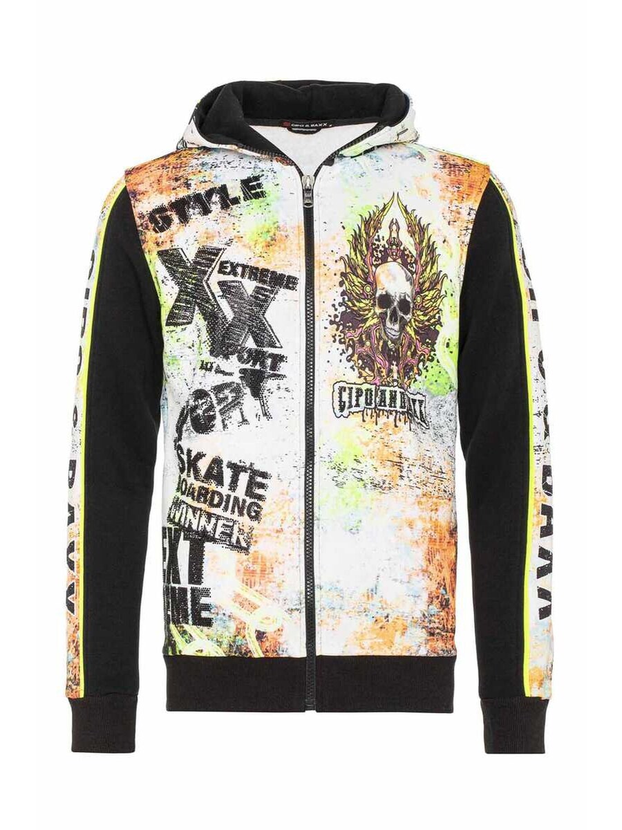 Толстовка с капюшоном на молнии CIPO & BAXX, разноцветный
Толстовка с капюшоном на молнии CIPO & BAXX, разноцветный