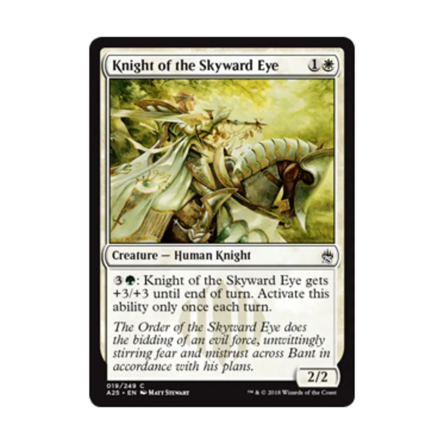 CCG Рыцарь Небесного Ока (клавиша C), MTG - Masters 25
CCG Рыцарь Небесного Ока (клавиша C), MTG - Masters 25