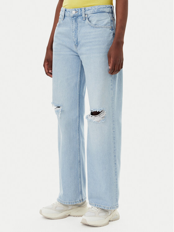 Джинсы свободного кроя Mia DW0DW21282 Tommy Jeans, синий 
Джинсы свободного кроя Mia DW0DW21282 Tommy Jeans, синий