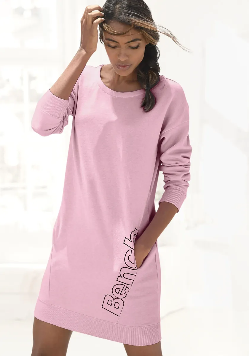 Bench Платье-свитшот Loungewear с логотипом сбоку Bench Loungewear, черный
Bench Платье-свитшот Loungewear с логотипом сбоку Bench Loungewear, черный