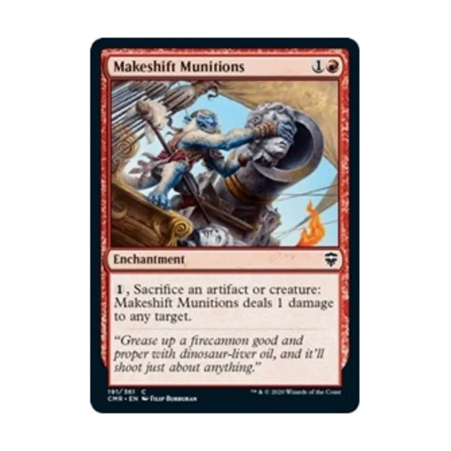 CCG Самодельные боеприпасы (С), MTG - Commander Legends
CCG Самодельные боеприпасы (С), MTG - Commander Legends