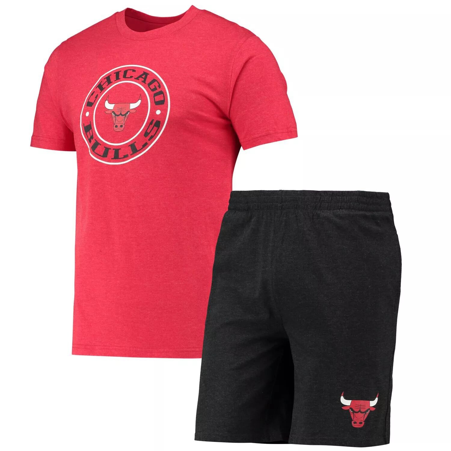 Мужской комплект для сна с черной/красной футболкой и шортами Chicago Bulls Concepts Sport
Мужской комплект для сна с черной/красной футболкой и шортами Chicago Bulls Concepts Sport