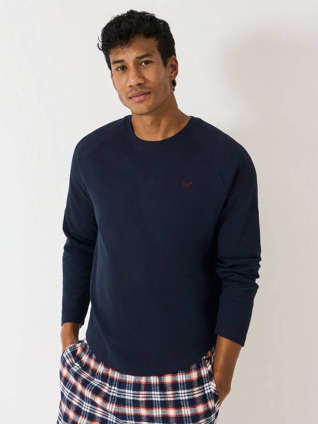 Топ для пижамы с длинными рукавами из хлопковой смеси Crew Clothing, Navy Blue
Топ для пижамы с длинными рукавами из хлопковой смеси Crew Clothing, Navy Blue