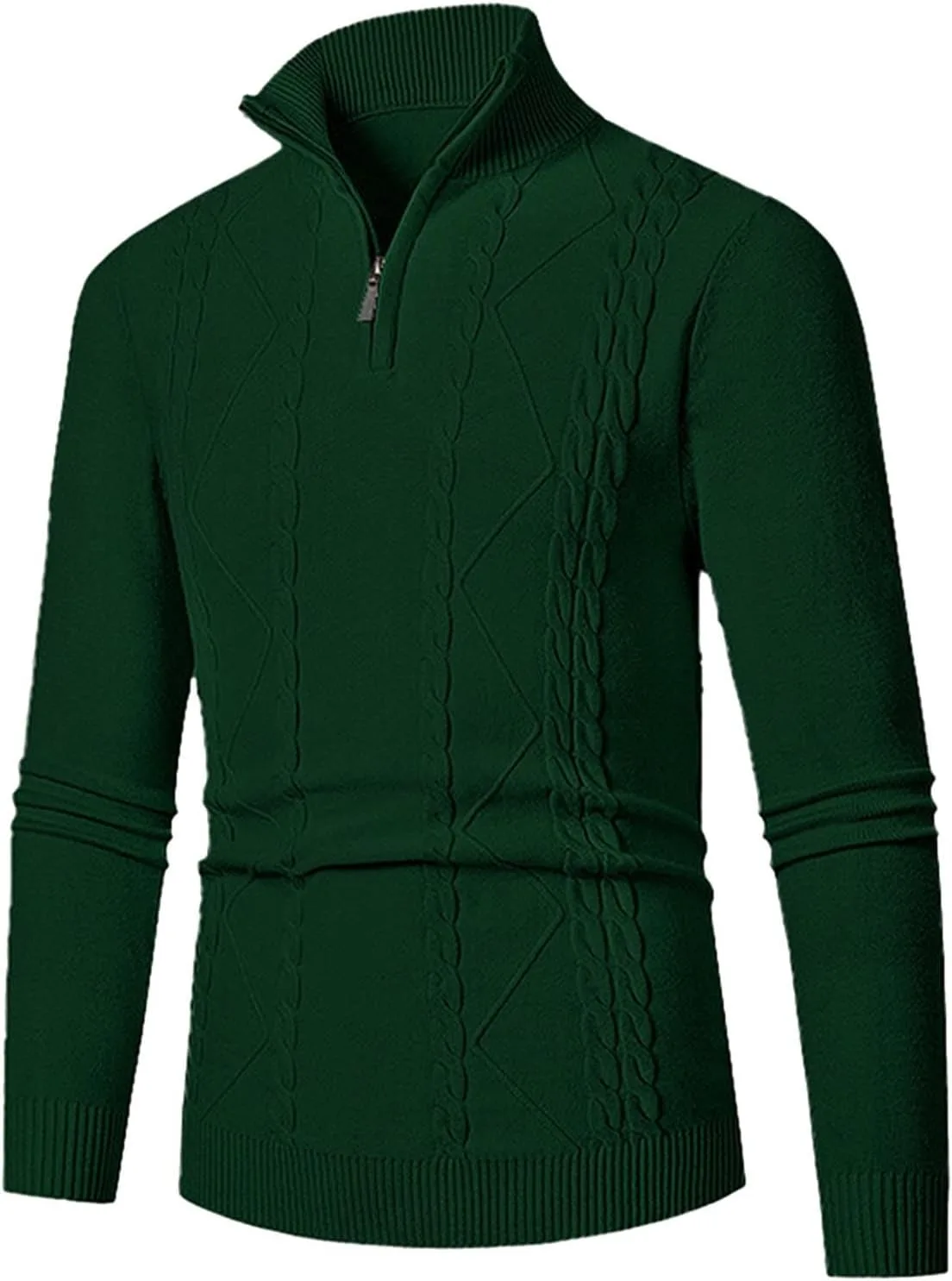 Свитер мужской с высоким воротником и длинными рукавами, текстурированный, с молнией на четверть, теплый для зимы
Свитер мужской с высоким воротником и длинными рукавами, текстурированный, с молнией на четверть, теплый для зимы