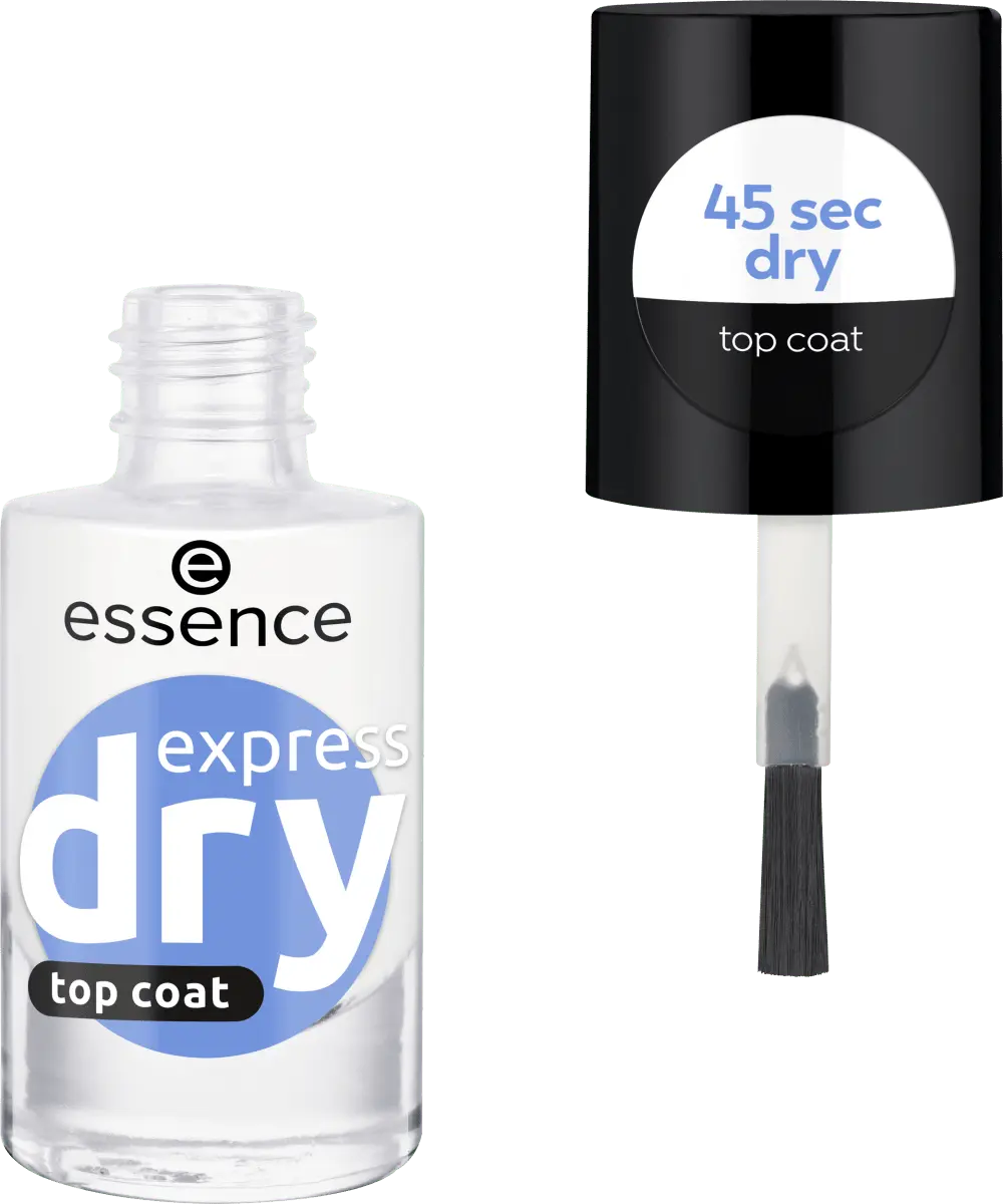 Верхнее покрытие Express Dry 8 мл essence
Верхнее покрытие Express Dry 8 мл essence