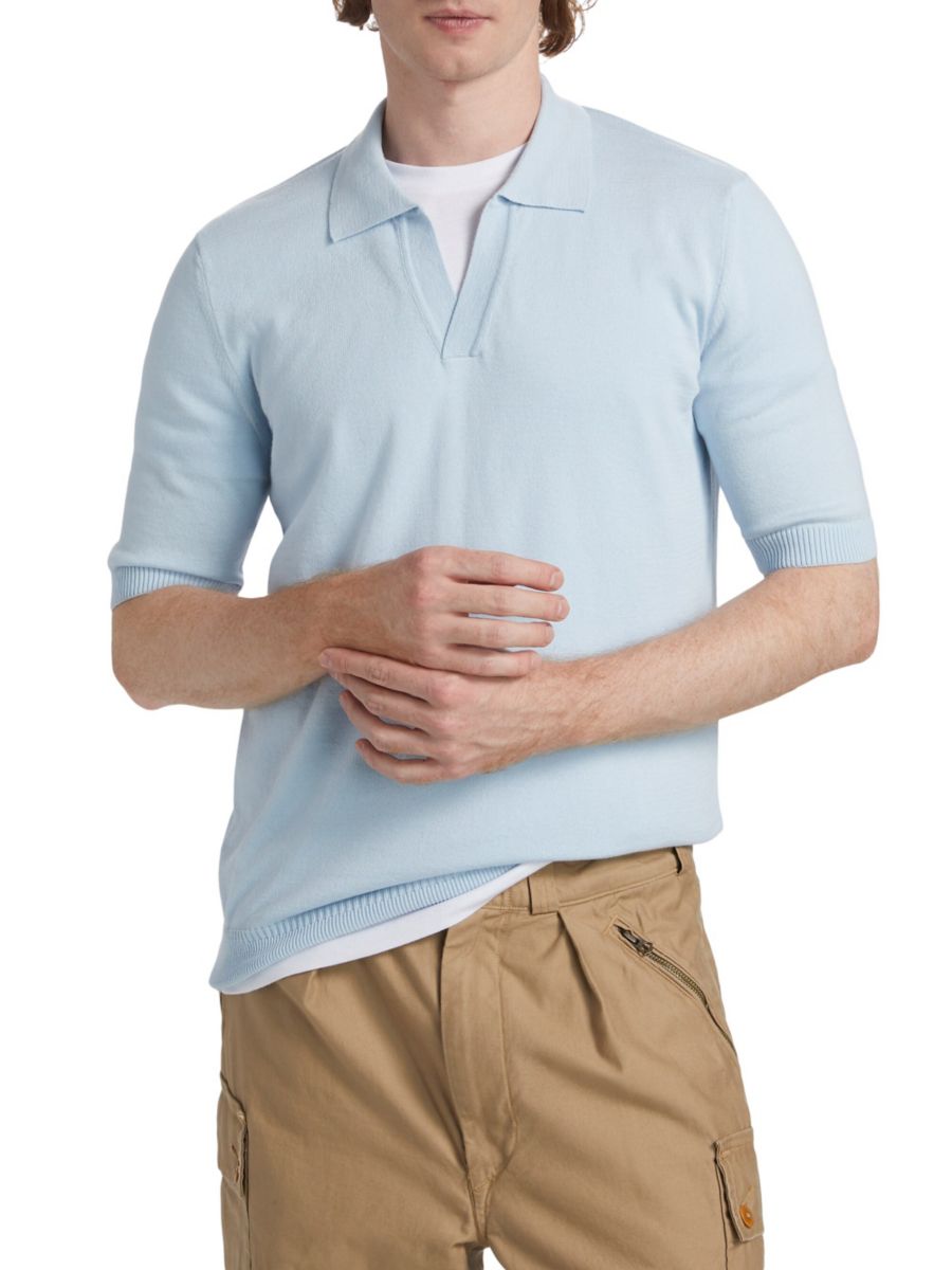 Поло с воротником Johnny Saks Fifth Avenue, светло-синий
Поло с воротником Johnny Saks Fifth Avenue, светло-синий