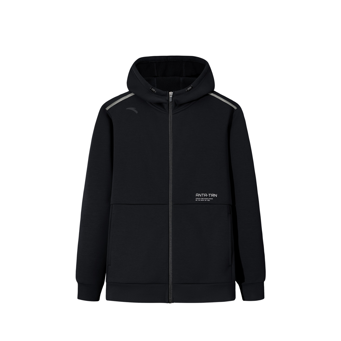 ANTA Тренировочная куртка мужская, Basic Black-4
ANTA Тренировочная куртка мужская, Basic Black-4