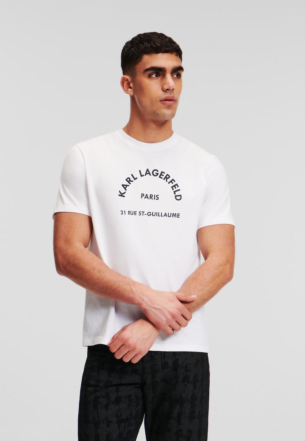 Футболка с принтом RUE ST-GUILLAUME KARL LAGERFELD, белый
Футболка с принтом RUE ST-GUILLAUME KARL LAGERFELD, белый