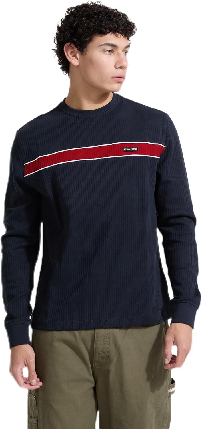 Футболка GUESS с длинным рукавом в рубчик, Daring Ocean
Футболка GUESS с длинным рукавом в рубчик, Daring Ocean