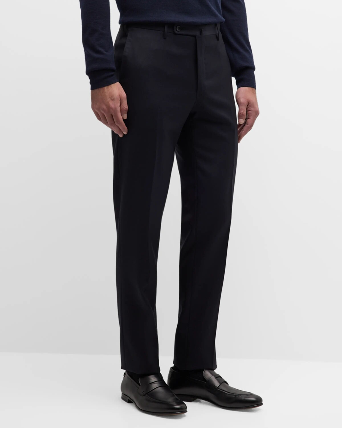 Мужские классические брюки из твила стрейч Batavia Incotex, цвет Blu Scuro
Мужские классические брюки из твила стрейч Batavia Incotex, цвет Blu Scuro