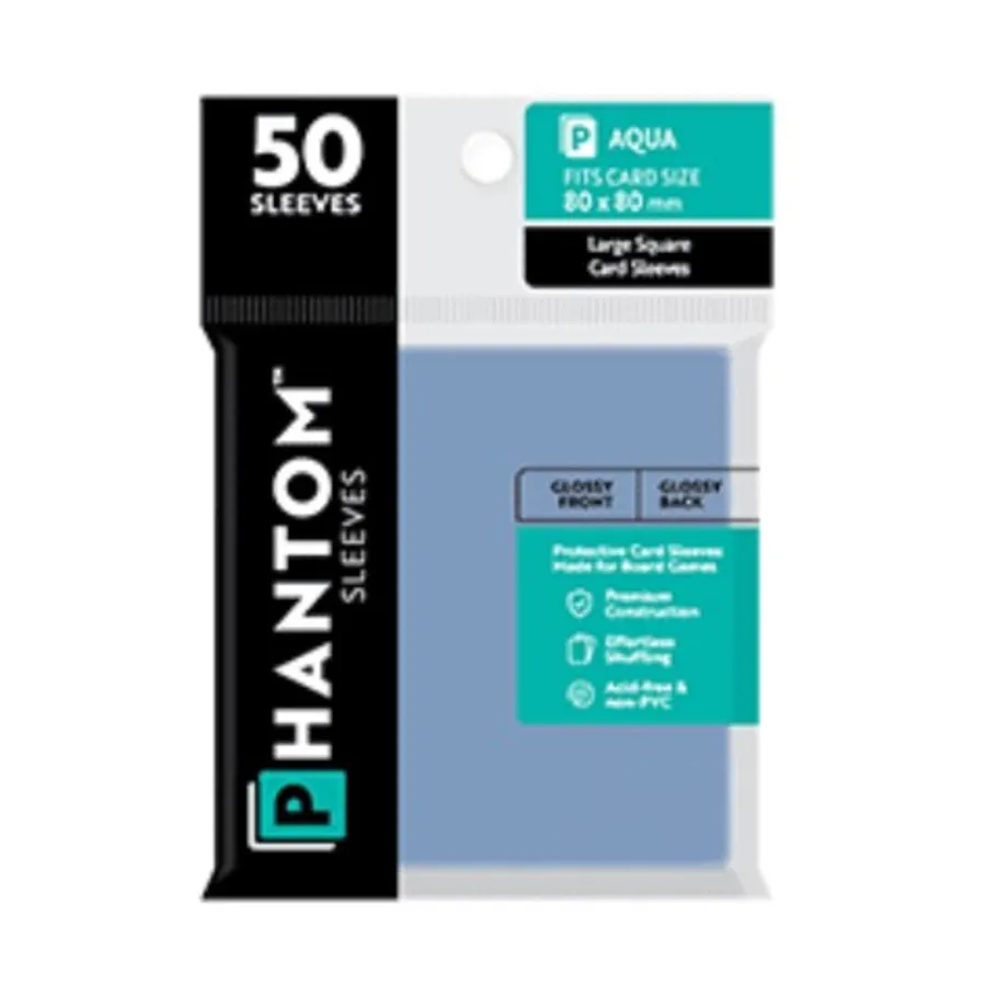 Матовый/Матовый - Аква, 80х80мм (50), Phantom Sleeves
Матовый/Матовый - Аква, 80х80мм (50), Phantom Sleeves