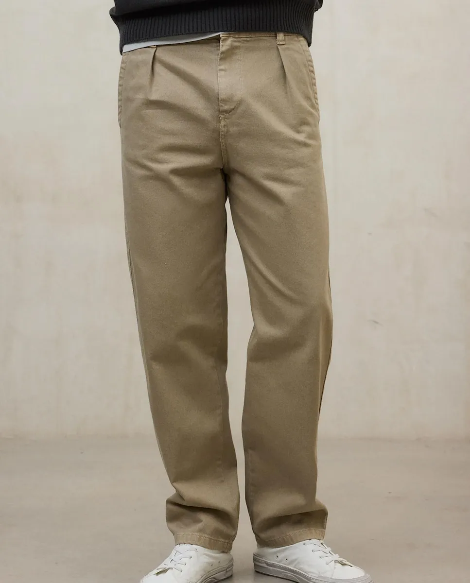 Мужские брюки с пуговицей и молнией Ecoalf, светло-зеленый 
Мужские брюки с пуговицей и молнией Ecoalf, светло-зеленый