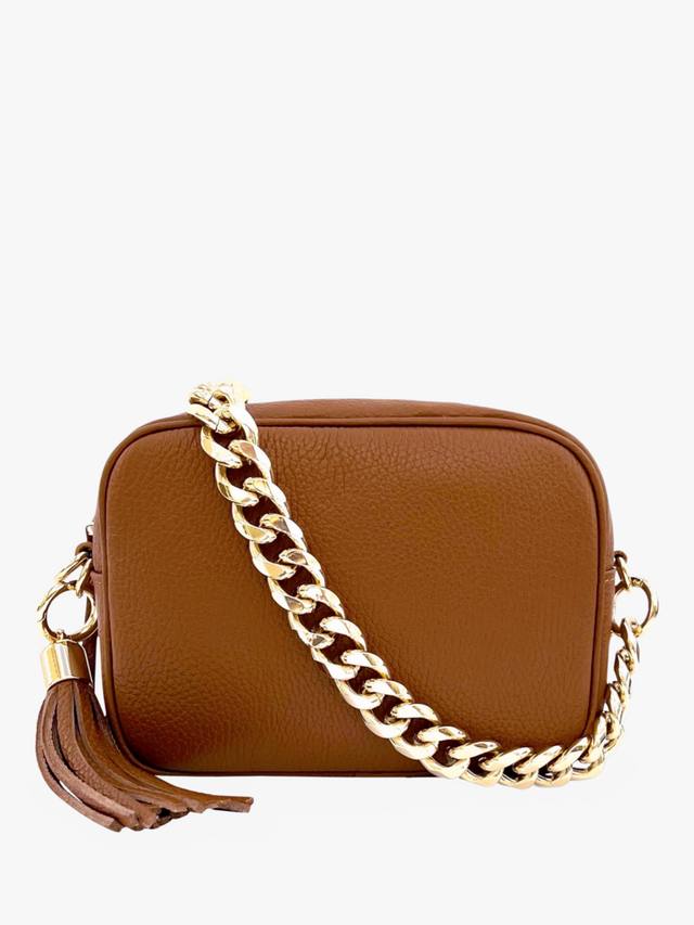 Сумка для камеры из кожи с цепочкой вместо ремня Apatchy London, Tan
Сумка для камеры из кожи с цепочкой вместо ремня Apatchy London, Tan