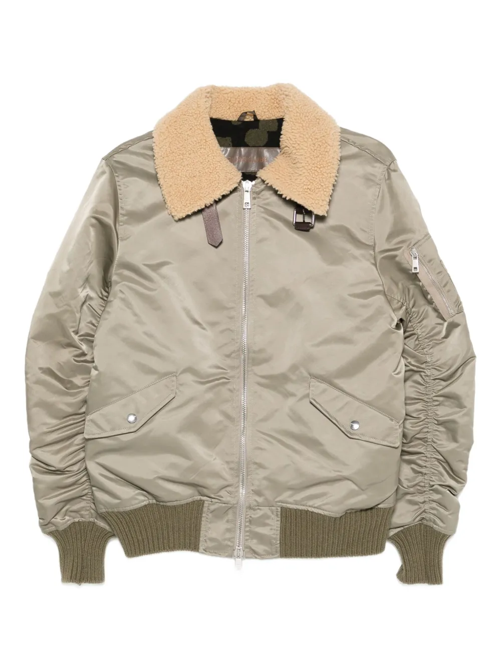 Бомбер с воротником из овчины Giorgio Brato, зеленый
Бомбер с воротником из овчины Giorgio Brato, зеленый