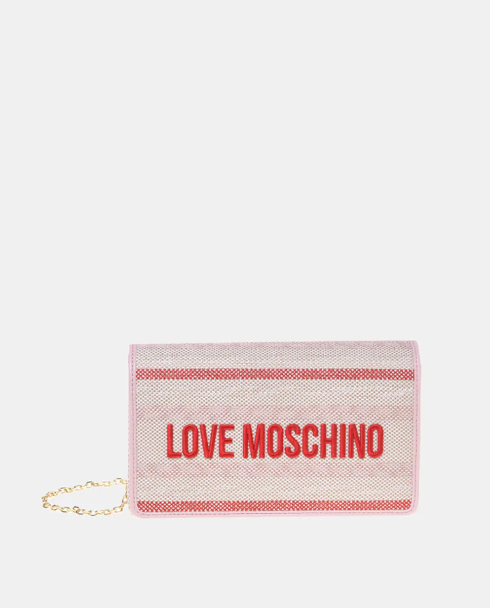 Черная сумка с клапаном и цепочным ремнем через плечо Love Moschino, цвет Crudo
Черная сумка с клапаном и цепочным ремнем через плечо Love Moschino, цвет Crudo