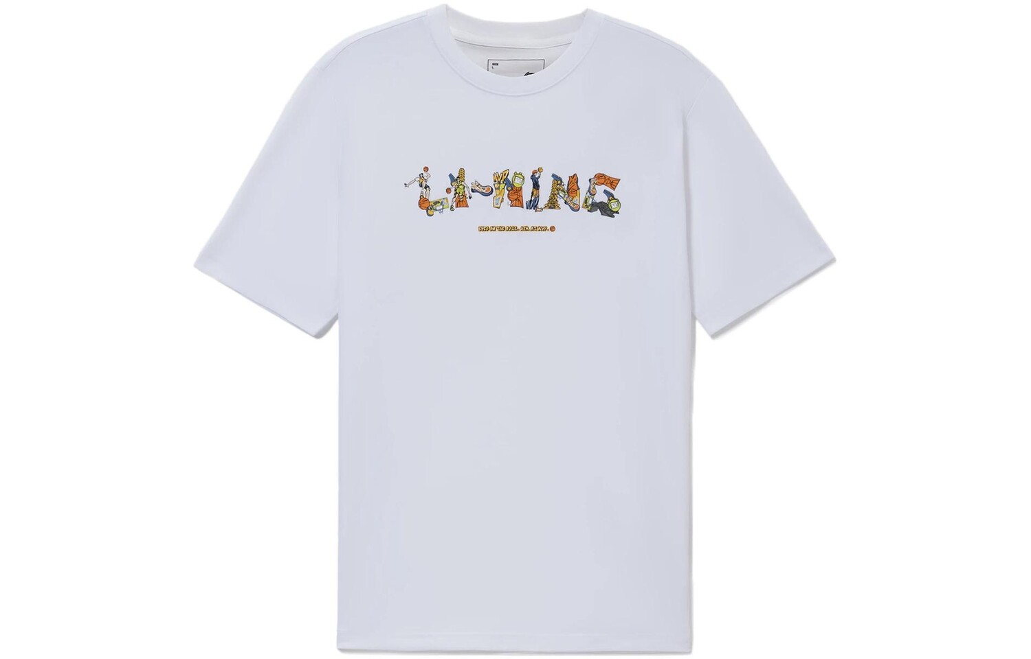 Спортивная баскетбольная коллекция футболка мужская белая Lining, белый
Спортивная баскетбольная коллекция футболка мужская белая Lining, белый