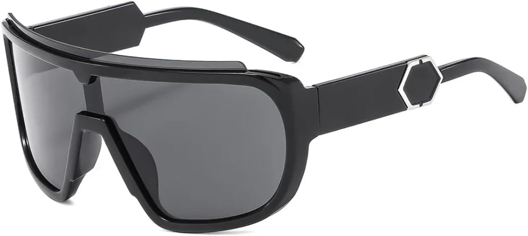 Большие солнцезащитные очки для женщин и мужчин, роскошные дизайнерские винтажные панк-очки для активного отдыха, верховой езды, спорта, солнцезащитные очки UV400 SZVVBKK, Black Black
Большие солнцезащитные очки для женщин и мужчин, роскошные дизайнерские винтажные панк-очки для активного отдыха, верховой езды, спорта, солнцезащитные очки UV400 SZVVBKK, Black Black