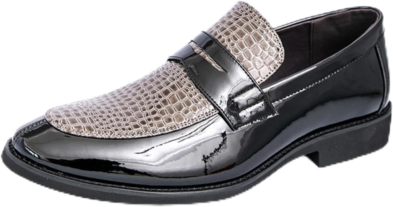 Мужские двухцветные лоферы из лакированной кожи с монетным карманом Yrzhgdl, коричневый
Мужские двухцветные лоферы из лакированной кожи с монетным карманом Yrzhgdl, коричневый