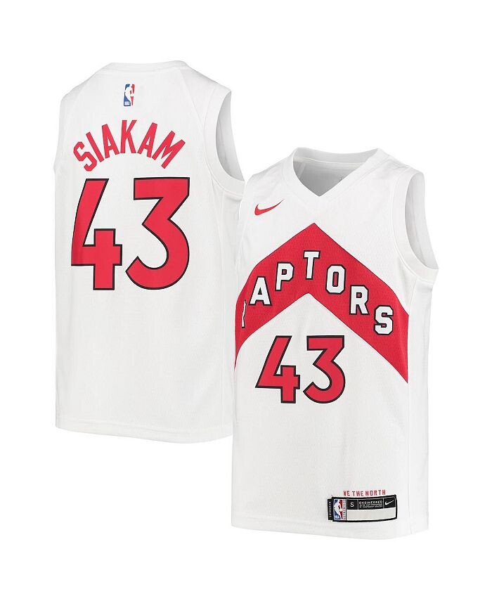 Джерси Big Boys Pascal Siakam White Toronto Raptors 2019/20 Swingman - Association Edition Nike, белый
Джерси Big Boys Pascal Siakam White Toronto Raptors 2019/20 Swingman - Association Edition Nike, белый