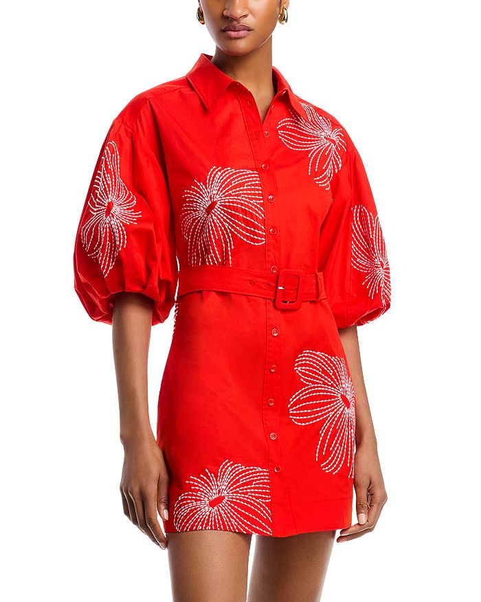 Платье Sunburst Rhea с вышивкой Cinq à Sept, красный
Платье Sunburst Rhea с вышивкой Cinq à Sept, красный