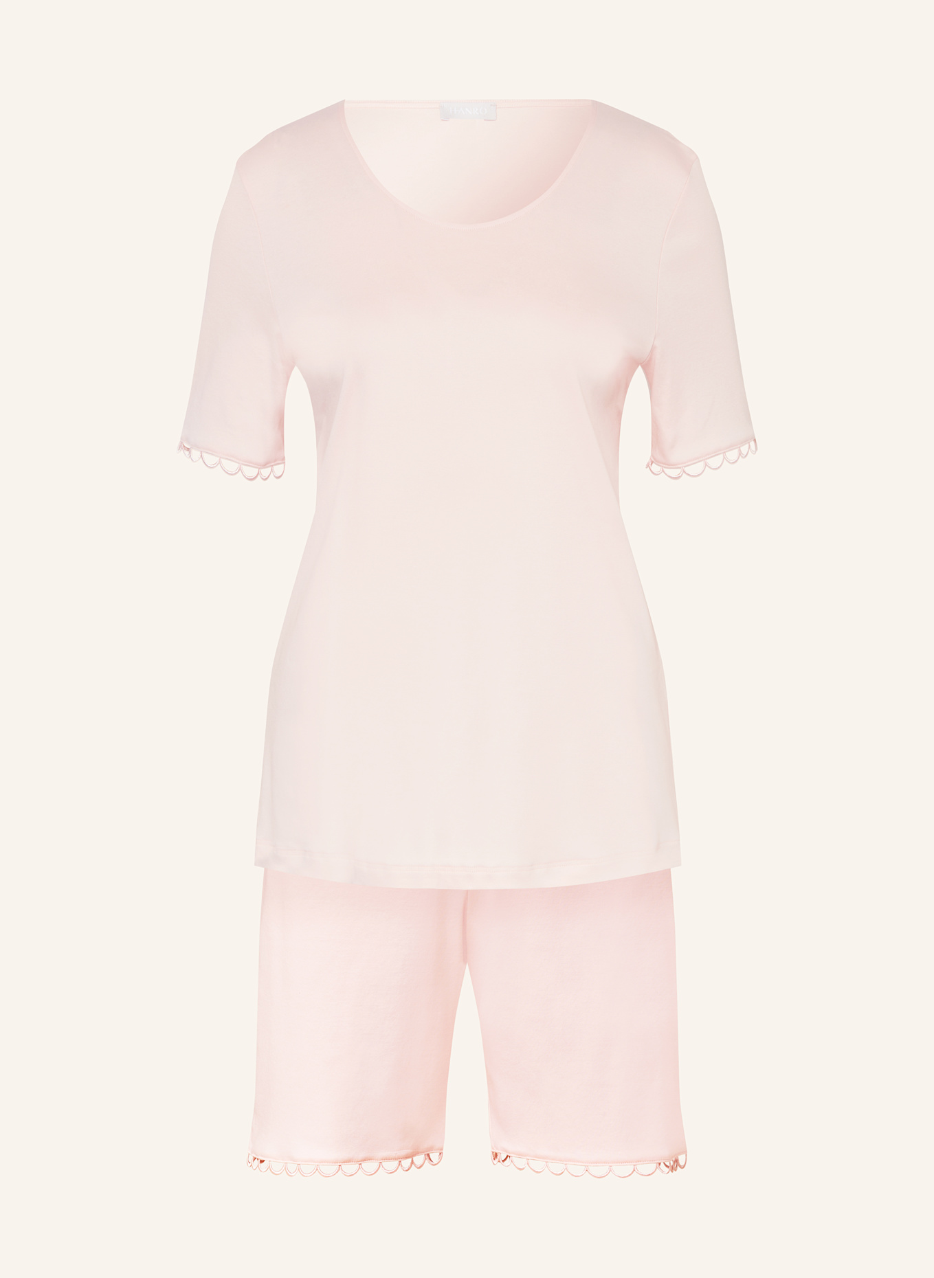 Короткая пижама ануук Hanro, розовый
Короткая пижама ануук Hanro, розовый