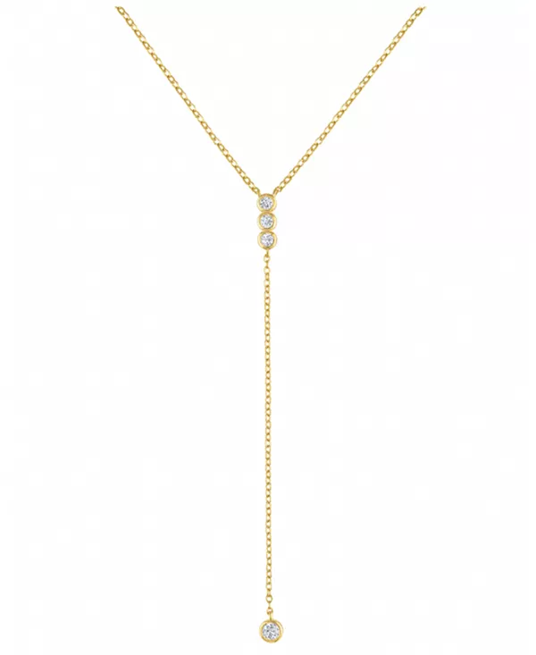 Ожерелье-Лариат с золотистым кубическим цирконием Ben Oni, gold
Ожерелье-Лариат с золотистым кубическим цирконием Ben Oni, gold
