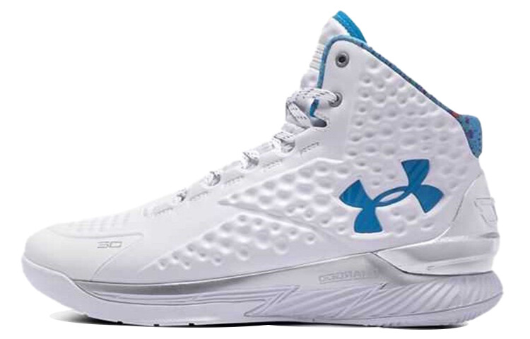 Кроссовки Under Armour Curry 1 Splash Party, белый/голубой
Кроссовки Under Armour Curry 1 Splash Party, белый/голубой